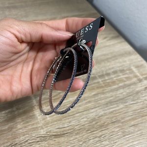 Guess hoops earrings